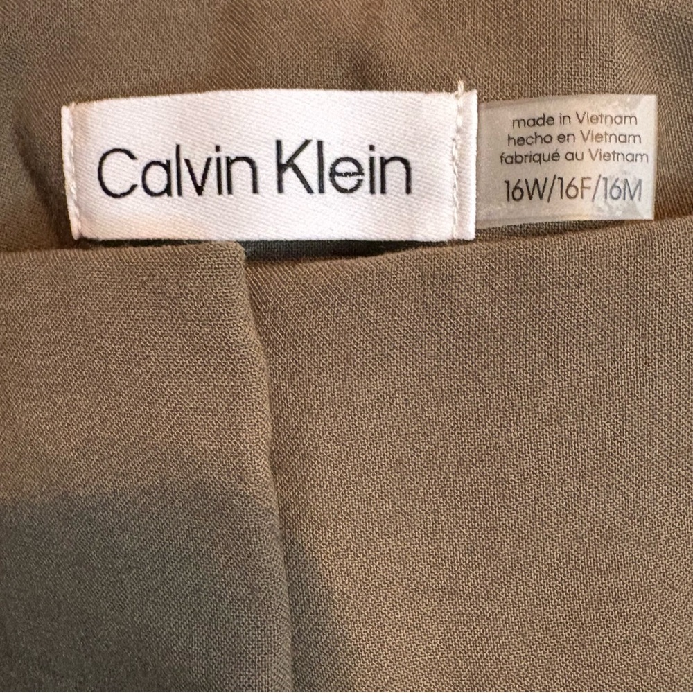 Calvin Klein Taupe Trousers - Picture 6 of 10